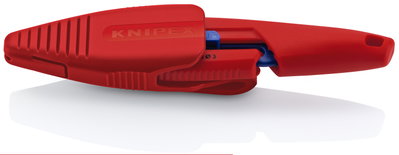 KNIPEX 78 61 150 V01 Slim Knips in tool holster Comfortable to transport and reaches into deep, confined spaces with multi-component handles black atramentized 158 mm