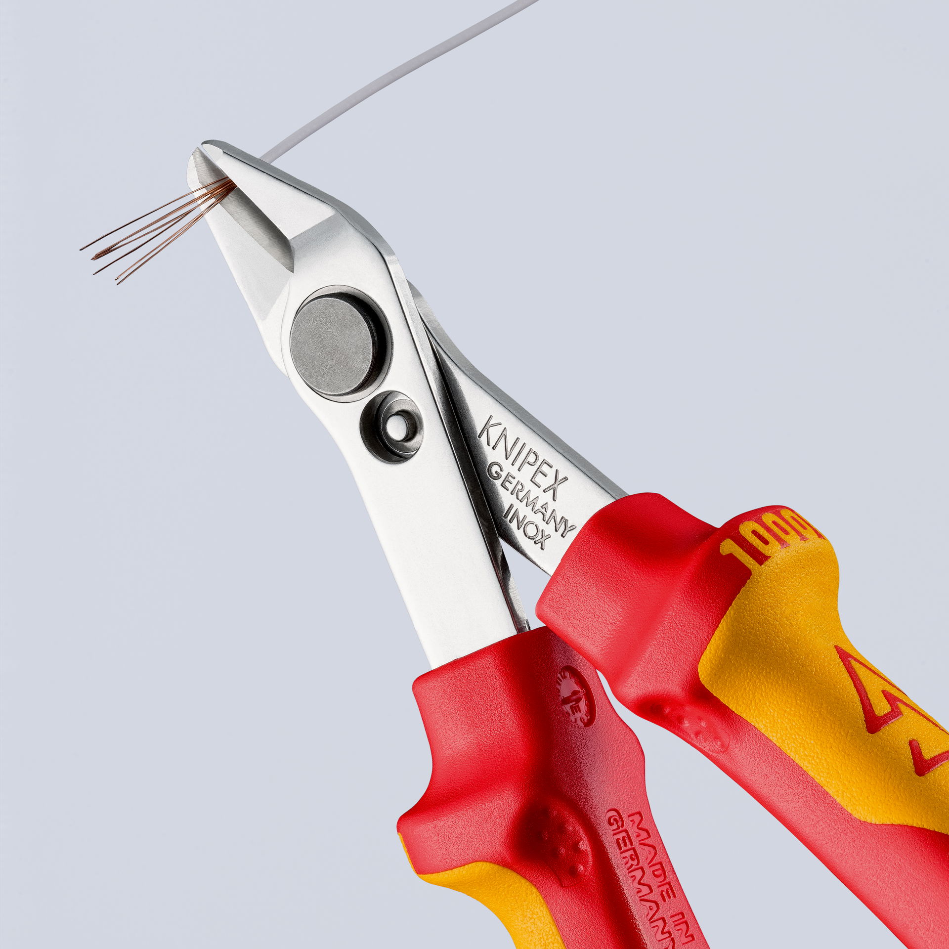 KNIPEX 78 06 125 SB Electronic Super Knips® VDE insulated with multi-component grips, VDE-tested 125 mm – Image 3 of 8