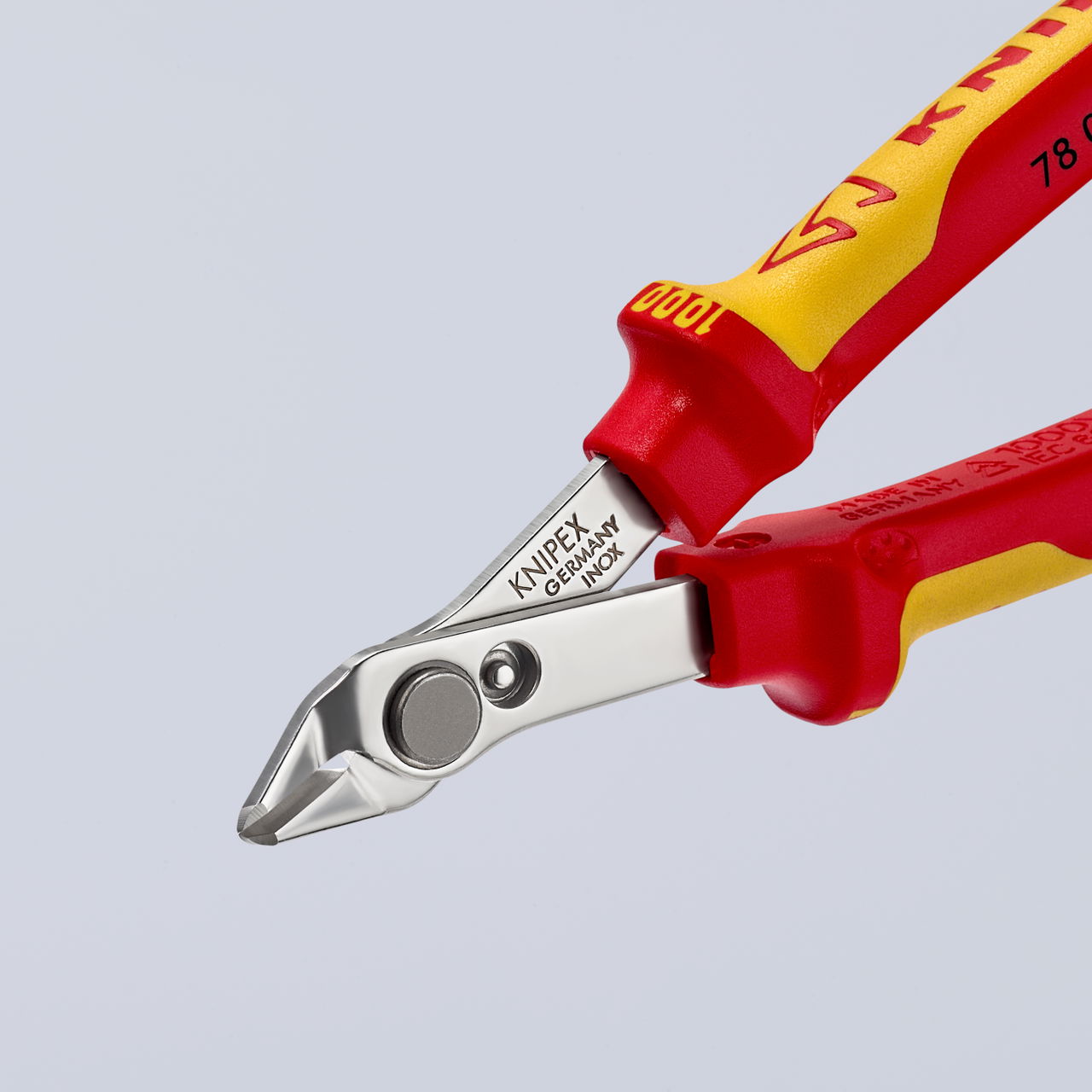 KNIPEX 78 06 125 SB Electronic Super Knips® VDE insulated with multi-component grips, VDE-tested 125 mm – Image 6 of 8