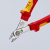 KNIPEX 78 06 125 SB Electronic Super Knips® VDE insulated with multi-component grips, VDE-tested 125 mm (self-service card/blister)