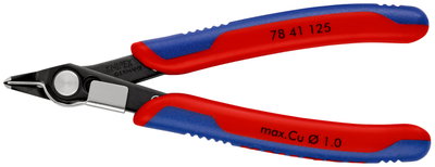 KNIPEX 78 41 125 Electronic Super Knips® with multi-component grips burnished 125 mm