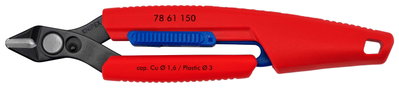 KNIPEX 78 61 150 Slim Knips Comfortable to transport and reaches into deep, confined spaces with multi-component handles burnished 150 mm