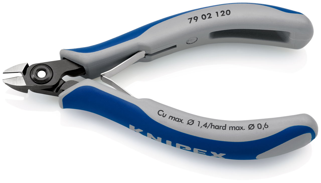 KNIPEX 79 02 120 Precision Electronics Diagonal Cutter with multi-component handles burnished 120 mm – Image 2 of 2