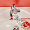 KNIPEX 81 13 250 Siphon and Connector Pliers with non-slip plastic coating chrome-plated 250 mm