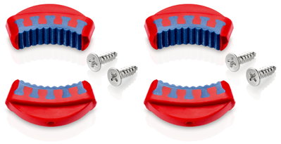 KNIPEX 81 19 250 V02 2 pairs of plastic inserts 2C for 81 11 250 / 81 13 250