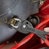 KNIPEX 82 01 200 TwinGrip Front and side gripping pliers with non-slip plastic coating grey atramentized 200 mm