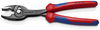 KNIPEX 82 02 200 TwinGrip Slip Joint Pliers with multi-component grips black atramentized 200 mm