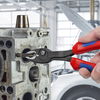 KNIPEX 82 02 200 SB TwinGrip Slip Joint Pliers with multi-component grips black atramentized 200 mm