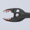 KNIPEX 82 02 200 SB TwinGrip Slip Joint Pliers with multi-component grips black atramentized 200 mm