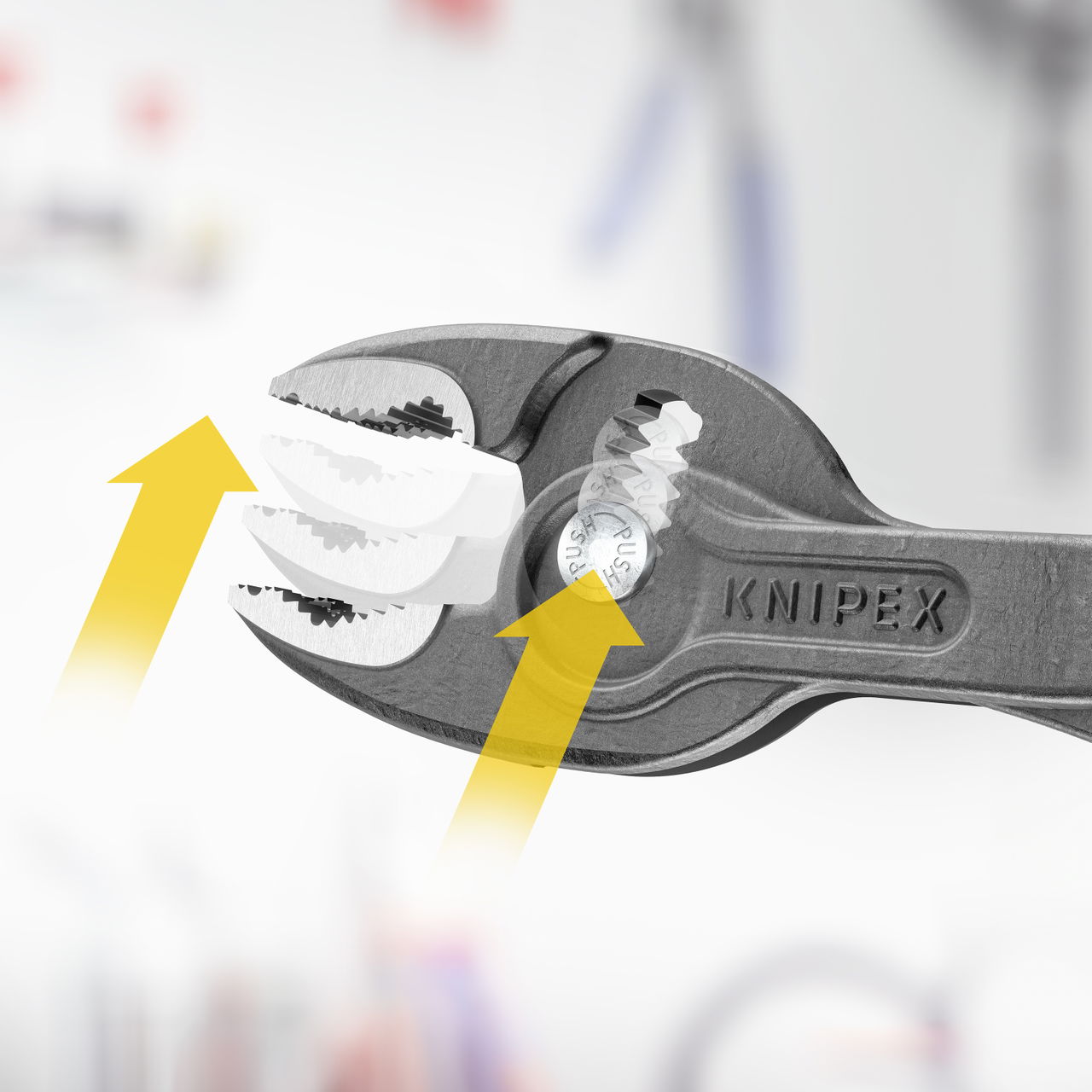 KNIPEX 82 02 200 TwinGrip Front and side gripping pliers with comfort handles grey atramentized 200 mm – Image 7 of 8