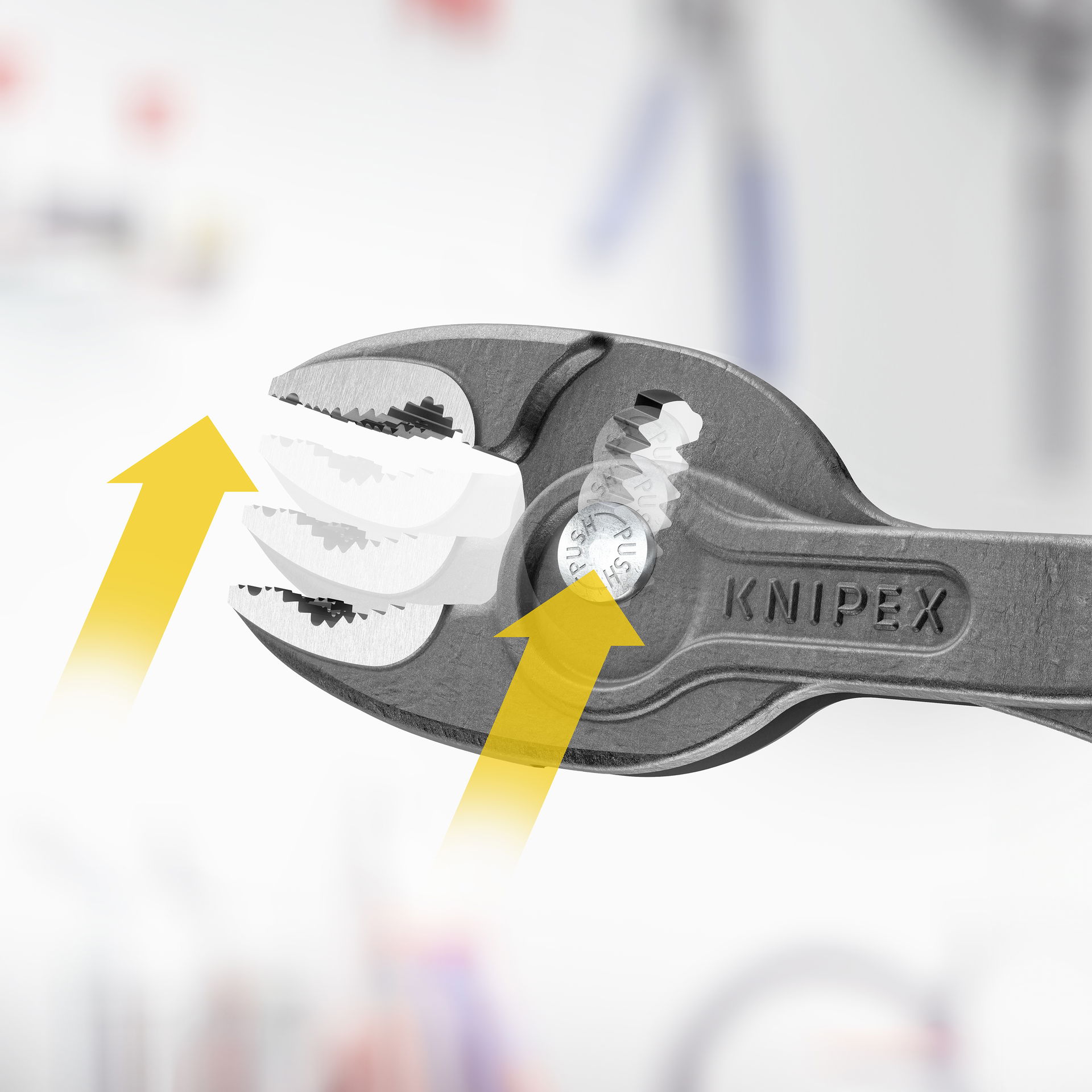 KNIPEX 82 02 200 TwinGrip Front and side gripping pliers with comfort handles grey atramentized 200 mm – Image 7 of 8