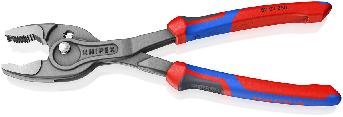 KNIPEX 82 02 250 SB TwinGrip Front and side gripping pliers with comfort handles grey atramentized 250 mm – Image 2 of 8