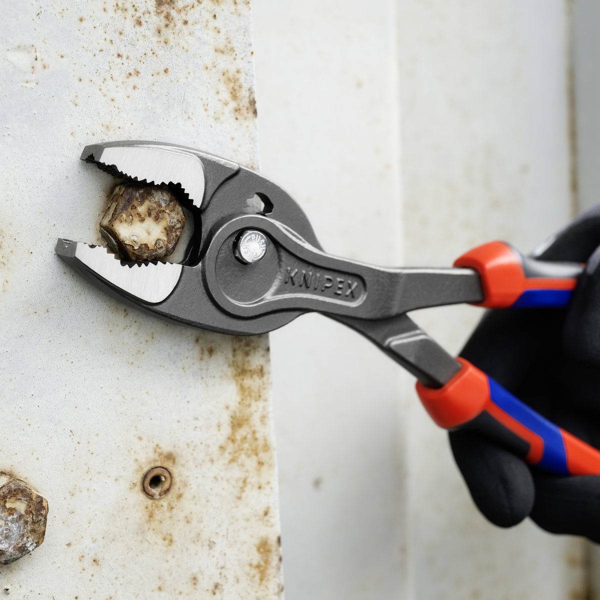 KNIPEX 82 02 250 SB TwinGrip Front and side gripping pliers with comfort handles grey atramentized 250 mm – Image 3 of 8