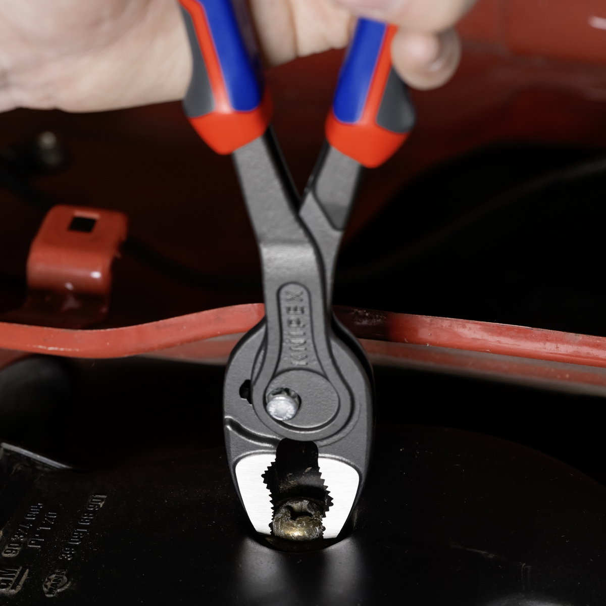 KNIPEX 82 02 250 SB TwinGrip Front and side gripping pliers with comfort handles grey atramentized 250 mm – Image 4 of 8