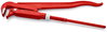 KNIPEX 83 10 015 Pipe Wrench 90° red powder-coated 420 mm