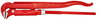 KNIPEX 83 10 015 Pipe Wrench 90° red powder-coated 420 mm