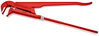 KNIPEX 83 10 040 Pipe Wrench 90° red powder-coated 750 mm