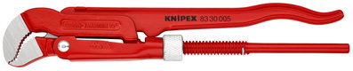 KNIPEX 83 30 005 Pipe Wrench S-Type red powder-coated 245 mm
