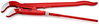 KNIPEX 83 30 030 Pipe Wrench S-Type red powder-coated 680 mm