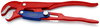 KNIPEX 83 60 010 Pipe Wrench S-Type with fast adjustment red powder-coated 330 mm