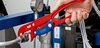 KNIPEX 83 60 020 Pipe Wrench S-Type with fast adjustment red powder-coated 560 mm