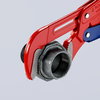 KNIPEX 83 60 020 Pipe Wrench S-Type with fast adjustment red powder-coated 560 mm