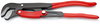 KNIPEX 83 61 015 Pipe Wrench S-Type with fast adjustment plastic coated grey powder-coated 420 mm