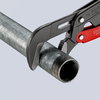 KNIPEX 83 61 015 Pipe Wrench S-Type with fast adjustment plastic coated grey powder-coated 420 mm