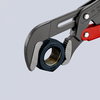 KNIPEX 83 61 015 Pipe Wrench S-Type with fast adjustment plastic coated grey powder-coated 420 mm