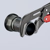 KNIPEX 83 61 020 Pipe Wrench S-Type with fast adjustment plastic coated grey powder-coated 560 mm