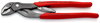 KNIPEX 85 01 250 SB SmartGrip® Water Pump Pliers with automatic adjustment with non-slip plastic coating grey atramentized 250 mm (self-service card/blister)