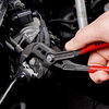 KNIPEX 85 51 180 A Spring Hose Clamp Pliers with non-slip plastic coating grey atramentized 180 mm