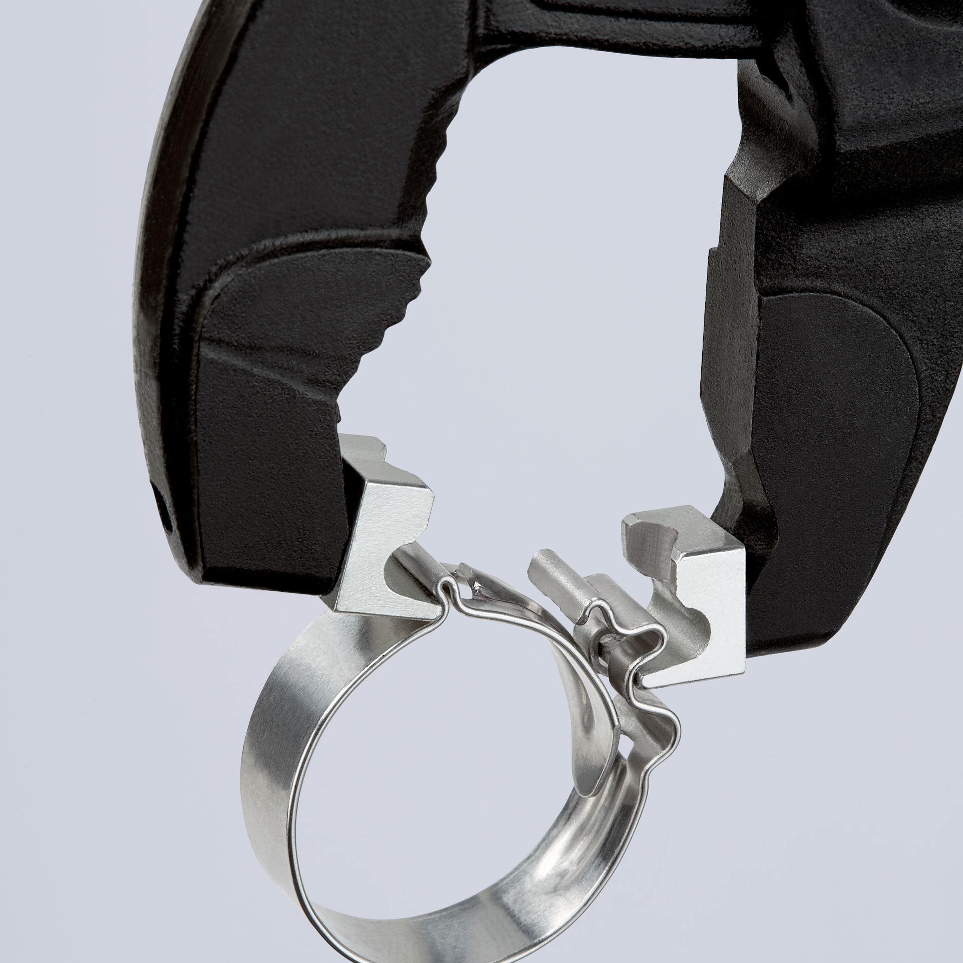 KNIPEX 85 51 180 C Hose Clamp Pliers for Click clamps with non-slip plastic coating grey atramentized 180 mm – Image 5 of 5