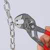 KNIPEX 86 01 180 Pliers Wrench pliers and a wrench in a single tool with non-slip plastic coating grey atramentized 180 mm
