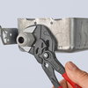 KNIPEX 86 01 180 Pliers Wrench pliers and a wrench in a single tool with non-slip plastic coating grey atramentized 180 mm