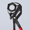 KNIPEX 86 01 250 SB Pliers Wrench pliers and a wrench in a single tool with non-slip plastic coating grey atramentized 250 mm (self-service card/blister)