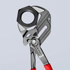 KNIPEX 86 01 250 Pliers Wrench pliers and a wrench in a single tool with non-slip plastic coating grey atramentized 250 mm