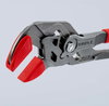 KNIPEX 86 01 250 Pliers Wrench pliers and a wrench in a single tool with non-slip plastic coating grey atramentized 250 mm