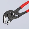 KNIPEX 86 01 300 Pliers Wrench pliers and a wrench in a single tool with non-slip plastic coating grey atramentized 300 mm
