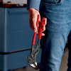 KNIPEX 86 01 300 Pliers Wrench pliers and a wrench in a single tool with non-slip plastic coating grey atramentized 300 mm