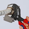 KNIPEX 86 02 180 Pliers Wrench pliers and a wrench in a single tool with multi-component grips grey atramentized 180 mm