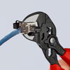 KNIPEX 86 02 180 Pliers Wrench pliers and a wrench in a single tool with multi-component grips grey atramentized 180 mm