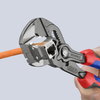 KNIPEX 86 02 180 Pliers Wrench pliers and a wrench in a single tool with comfort handles grey atramentized 180 mm