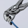 KNIPEX 86 02 250 Pliers Wrenches pliers and a wrench in a single tool with multi-component handles grey atramentized 250 mm