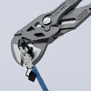 KNIPEX 86 02 250 Pliers Wrenches pliers and a wrench in a single tool with multi-component handles grey atramentized 250 mm