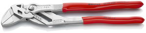 KNIPEX 86 03 250 Pliers Wrench pliers and a wrench in a single tool plastic coated chrome-plated 250 mm