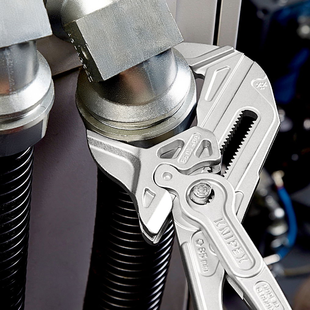 KNIPEX 86 03 400 Pliers Wrench XL pliers and a wrench in a single tool with plastic coating chrome-plated 400 mm – Image 3 of 6