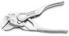 KNIPEX 86 04 100 Pliers Wrench XS pliers and a wrench in a single tool embossed, rough surface chrome-plated 100 mm
