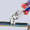 KNIPEX 86 05 150 S02 Pliers Wrench with roughened jaws with comfort handles chrome-plated 150 mm