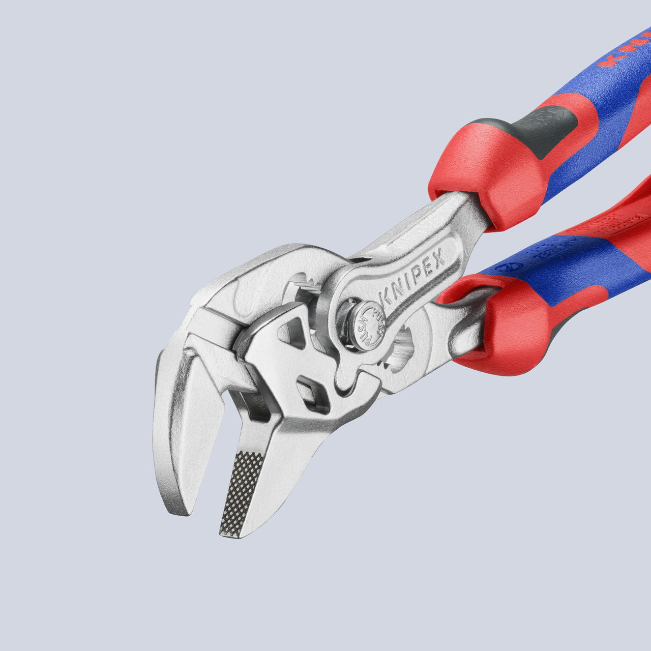 KNIPEX 86 05 150 S02 Pliers Wrench with roughened jaws with comfort handles chrome-plated 150 mm – Image 6 of 6